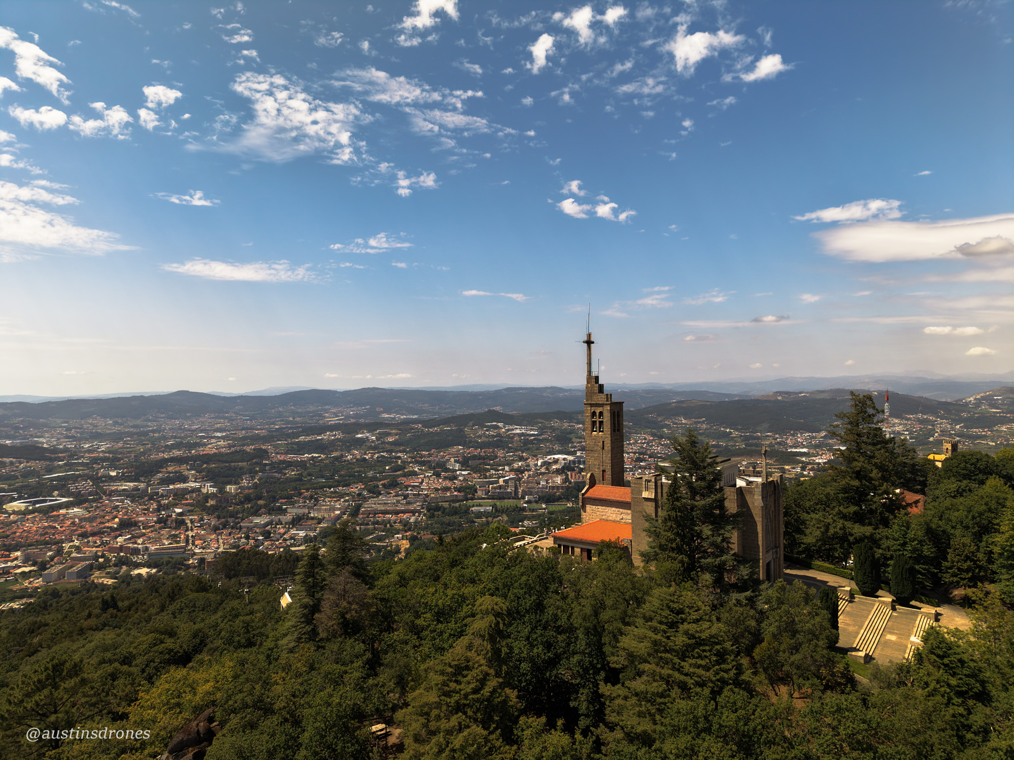 Overlooking the Sanctuary of Penha